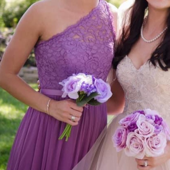 Wisteria purple long maxi dress - Picture 2 of 2